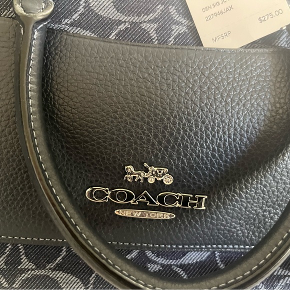 Coach Denim Signature Mini Emma Crossbody - Picture 7 of 7